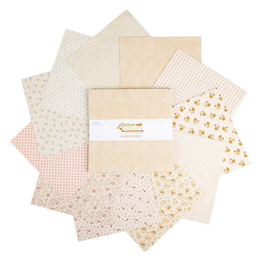 Baked With Love Backgrounds - 10" Squares, 42 pieces - Layer Cake
