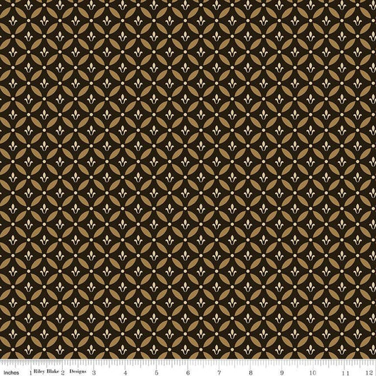 Morning Latte - Tile - Espresso - Yardage