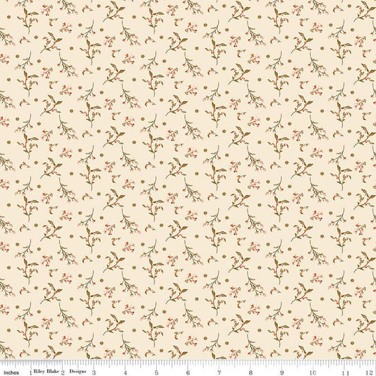 Morning Latte - Berries - Latte - Yardage