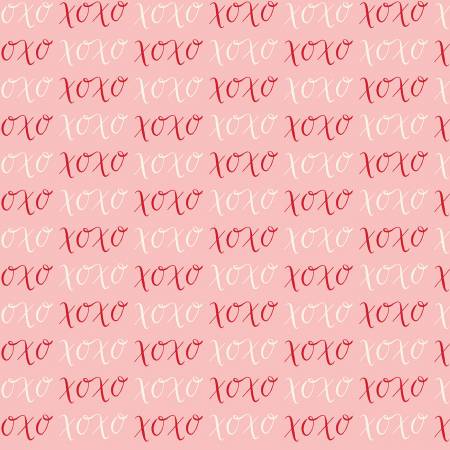 Letters to Cupid - XOXO Pink - Yardage