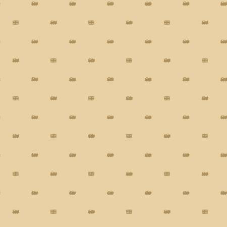 Thomas & Friends™ 80th Anniversary - Train Dots - Flax - Yardage