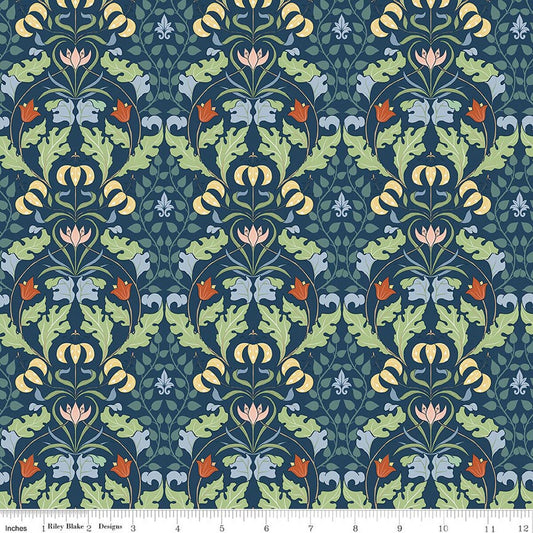 Ambleside - Tapestry - Navy - Yardage