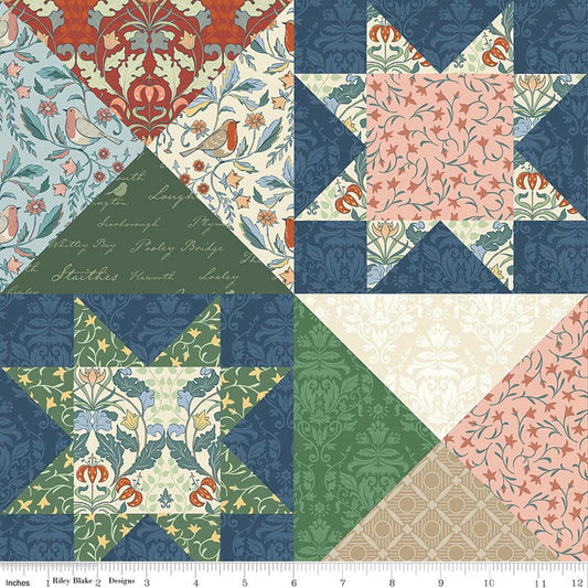 Ambleside - Cheater Print - Multi - Yardage