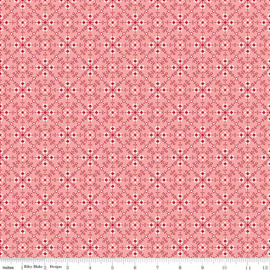 Berry & Sage - Homemade - Coral - Yardage