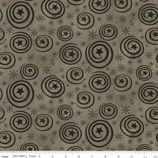 Spooky - Stars and Swirls - Tombstone - Yardage