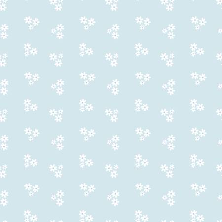 Firework Fields - Floral - Light Blue - Yardage