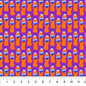 Coca Cola Core - Fanta Bottle - Purple - Yardage