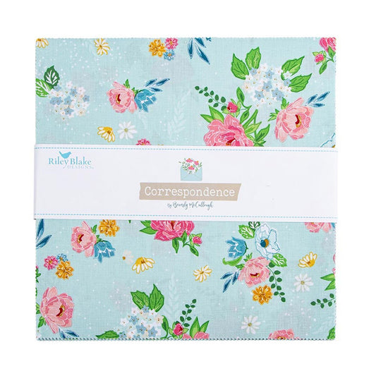 Correspondence - 5" Squares, 42 pcs - Charm Pack