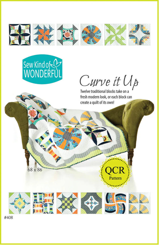 Curve It Up Pattern 68" x 89"