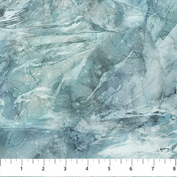 Tundra Crossing Rock Texture Md Blue Fabric