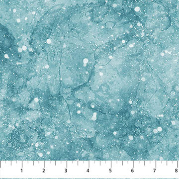 Tundra Crossing Snow Texture Md Blue Fabric