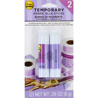 Temporary Fabric Glue Sticks 2 ct