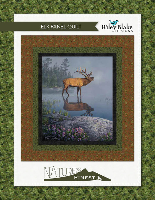 Elk Panel Quilt Pattern - Collection Treasured Marcus 58" x 65" - Quilt Kit