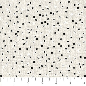 Haberdashery Flannel -Tiny Dots - Northcott - Light Gray - Yardage