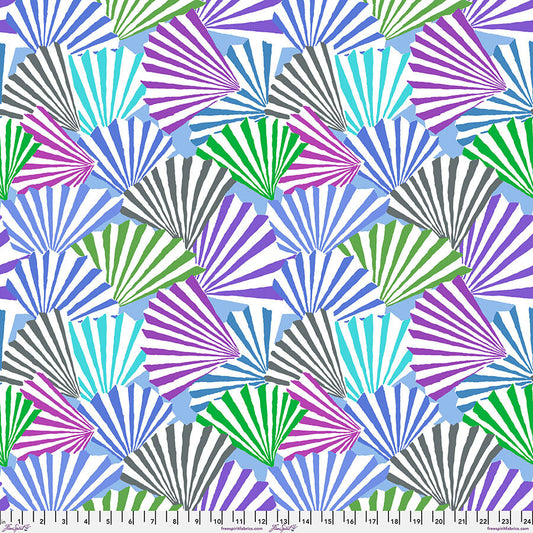 Kaffe Fassett Collective February 2026 - Fanfare - Blue - Yardage