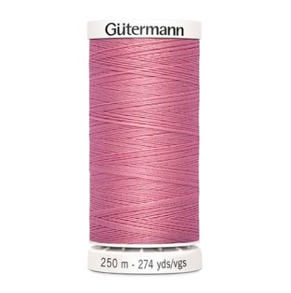 Gutermann - Polyester All Purpose Thread - 250 m/274 yds - #321 - Bubble Gum