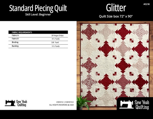 Glitter Quilt 72" x 90"