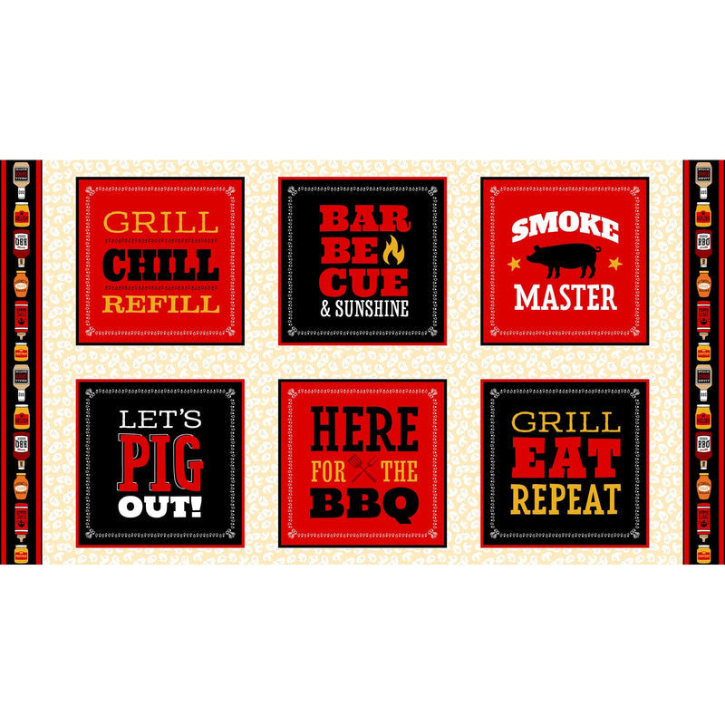 Grill & Chill Multi Icons 24" x 36" Panel