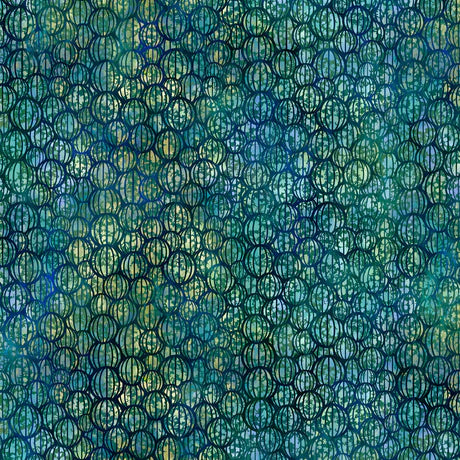 Allure Lanterns Green Yardage