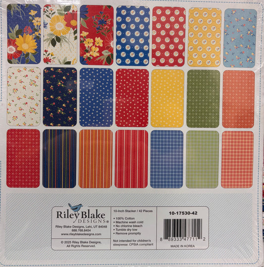 Summer's In Town - 10" Stackers 42 pcs - Layer Cake