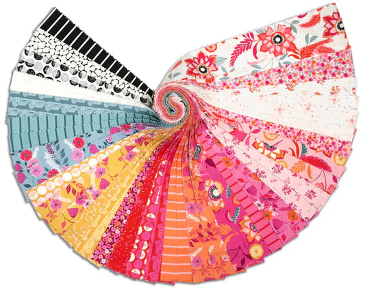 Andover Pre-Cut 40 Piece 2 1/2" Jelly Roll Strips - 2S MEMORIES X - Memories Unfold