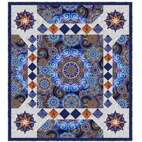 Magic Carpet Quilt Kit 67" X 75"