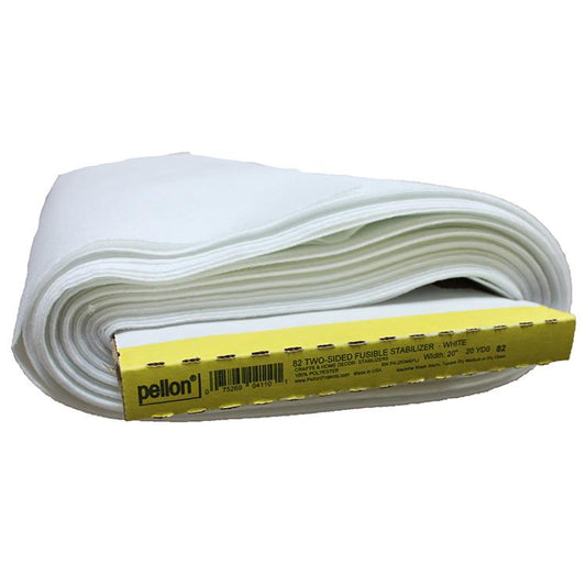 82 Pellon Two Side Fusible 20in White Yardage