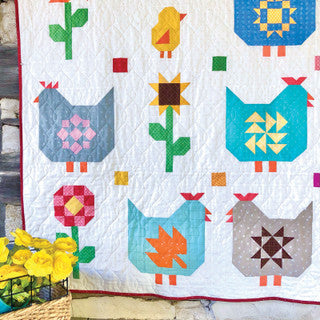 Quilty Chicks Pattern - Collection Toscana 73" x 83" - Quilt Kit