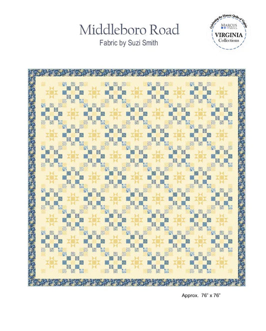 Middleboro Road Quilt Kit 76" x 76" - Quilt Kit