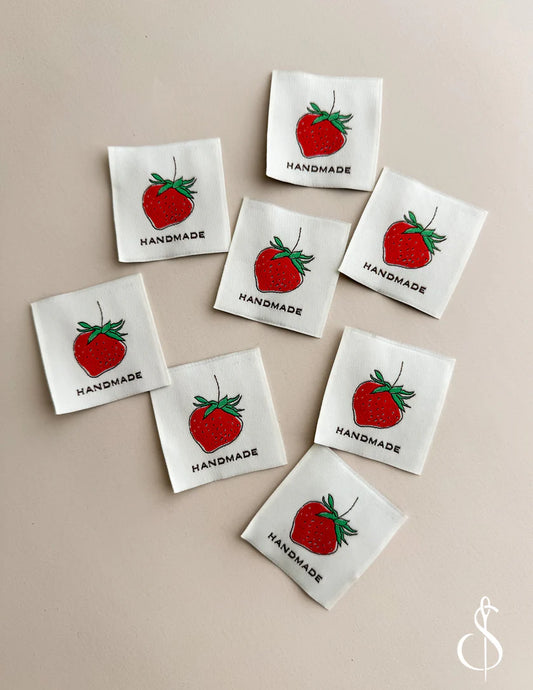 Minikim Labels - Red Strawberry Labels