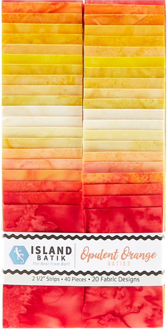 Opulent Orange 2.5" Strips (40 pcs)