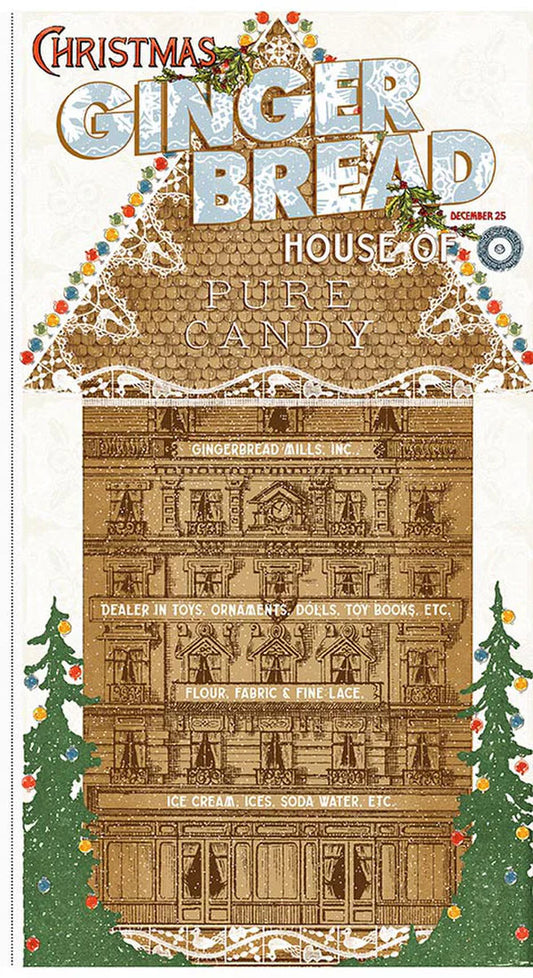 Gingerbread House - 23 1/2" x 44 - Panel