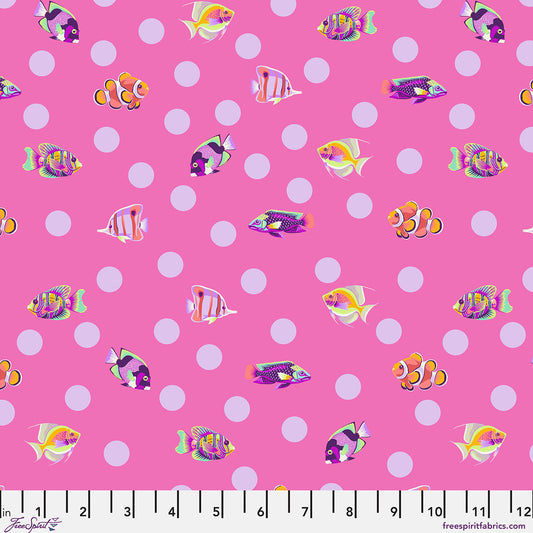 Floral Reef - School Crossing - Delphine - Yardage