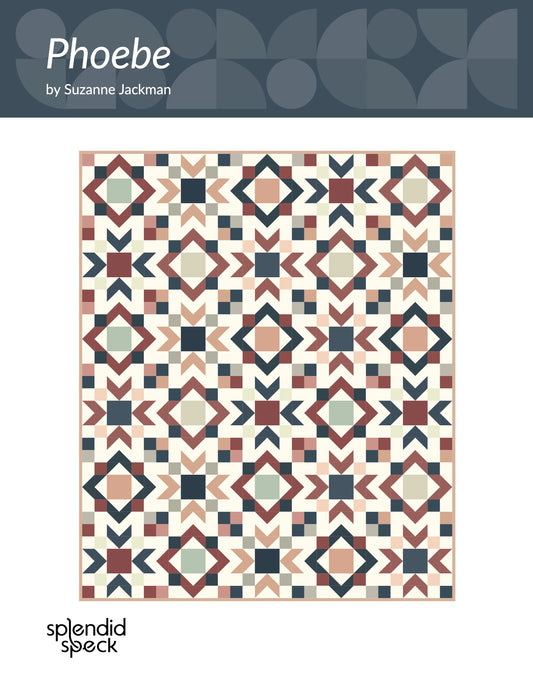 Phoebe Pattern - Collection Sun Drenched 60" x 72" - Quilt Pattern