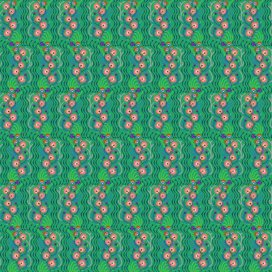 Allegory - Tambourine - Jade - Yardage