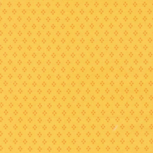Delightfully Yours - Dots - Buttercup - fabric