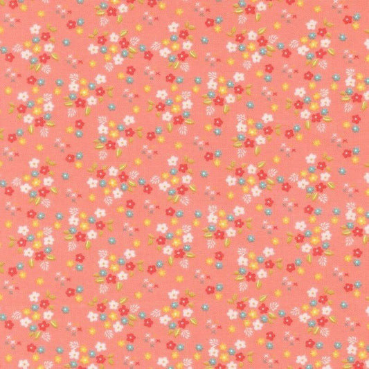 Delightfully Yours - Posie - Carnation - fabric