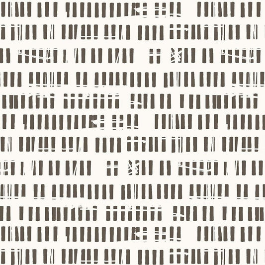 Stamped - Sidelined Paper - Cream - Yardage