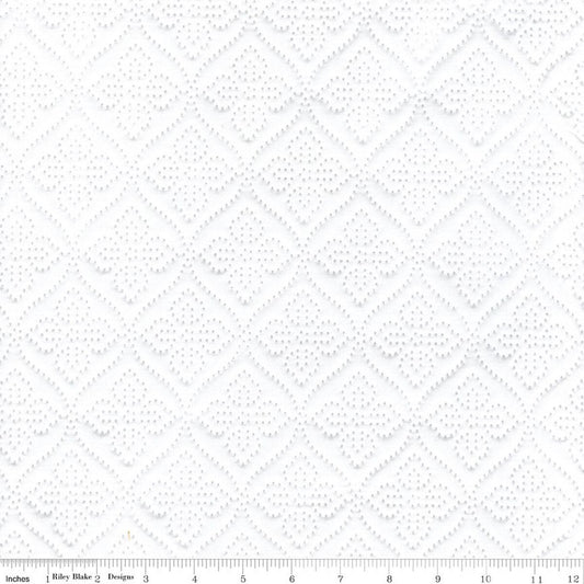 Quilty™ Cloth - Tile Bleached - White - Yardage
