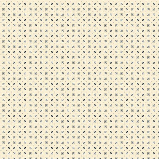 Cotton Thimble Miniatures Anchors Cream Fabric