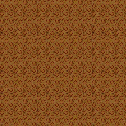 Cotton Thimble Miniatures Circle Gold Fabric