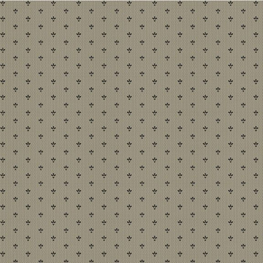 Stone Cottage Weeds Gray Fabric