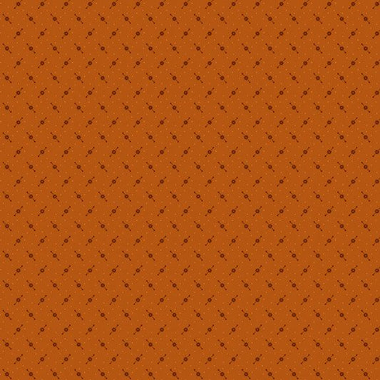 Prairie Dry Goods II Gears Cheddar Fabric