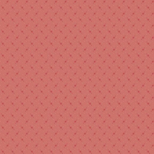 Prairie Dry Goods II Gears Pink Fabric