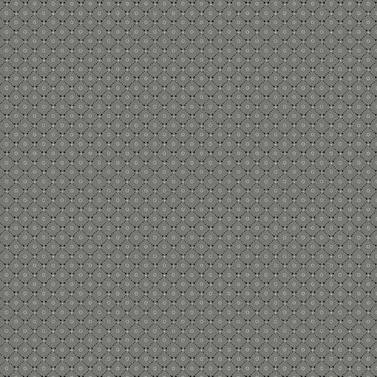 Prairie Dry Goods II Dot Grid Gray Fabric