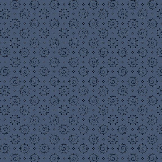 Prairie Dry Goods II Around Town Blue Fabric