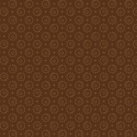 Prairie Dry Goods II Around Town Brown Fabric