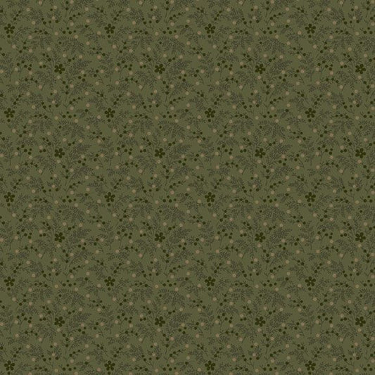 Pineberry Lane - Good Cheer - Green - Yardage