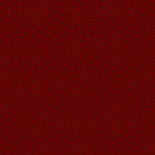 Pineberry Lane - Boxwood - Red - Yardage