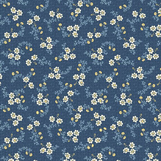 Middleboro Road Garden Navy Fabric